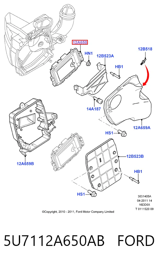 ЭБУ двигателем Ford Focus II универсал (DA, FFS, DS) (2004 - 2011) цена, от 73.61 USD