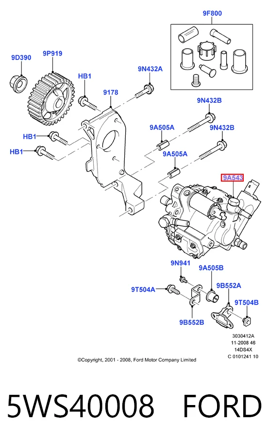 Насос топливный высокого давления Magneti Marelli VRP009
