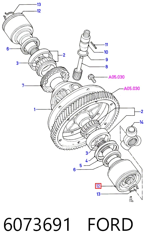 Купить ШРУС внутренний Форд Эскорт III GAA, AWA, ABFT, AVA