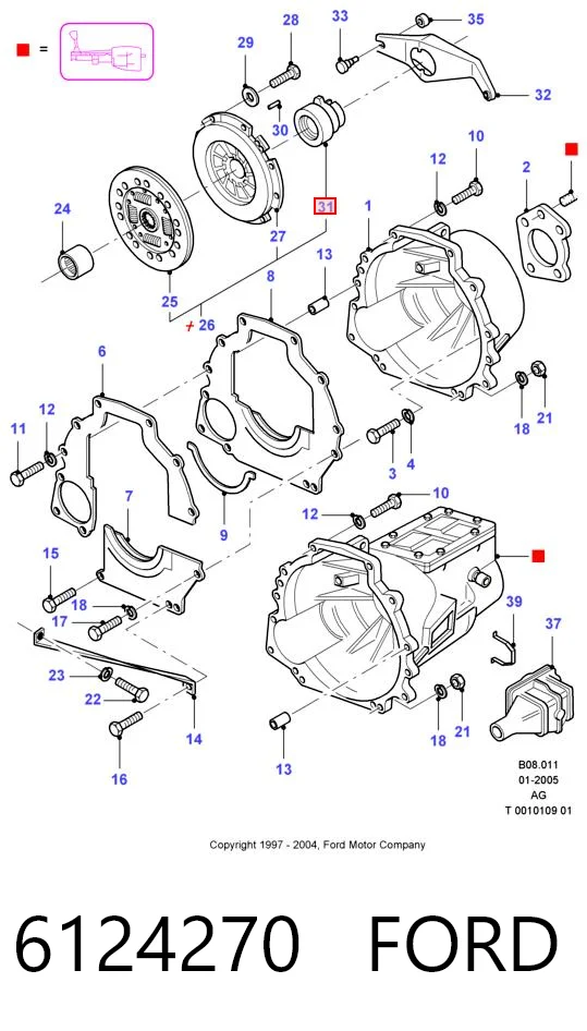 Выжимной подшипник 71275784 Talbot