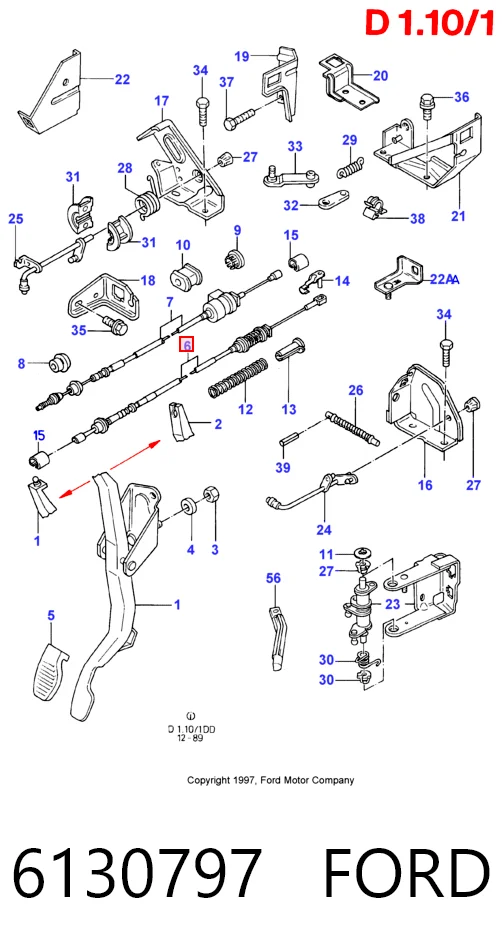 BC1000 DP Group Трос акселератора