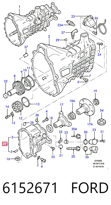 Коробка переключения передач Ford Sierra II хэтчбек (GBC,GBG) (1987 - 1993) цена, от 82.35 USD