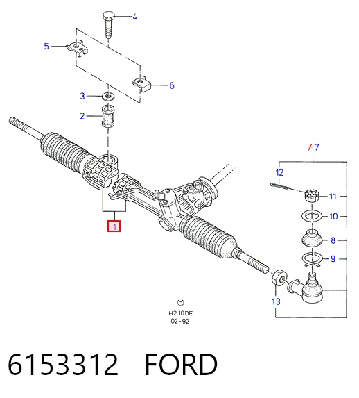 7831955104 ZF Parts Управление рулевое в сборе