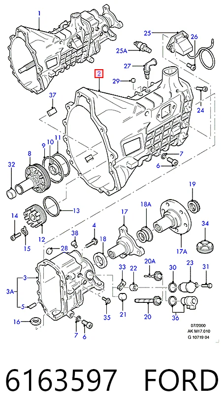  КПП Ford Sierra 2