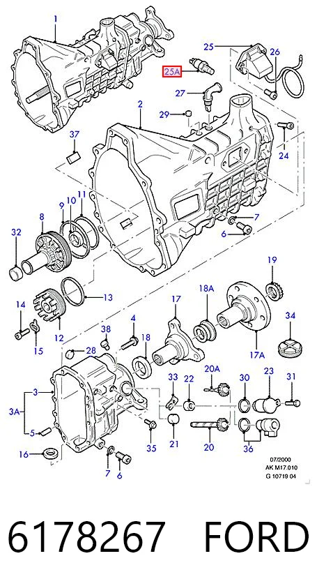 Купить 1559015S Formpart/Otoform Датчик света заднего хода