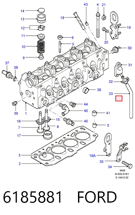 Прокладка крышки двигателя Ford Escort CLASSIC хэтчбек (AAL, ABL) (1998 - 2000) цена, от 5.16 USD