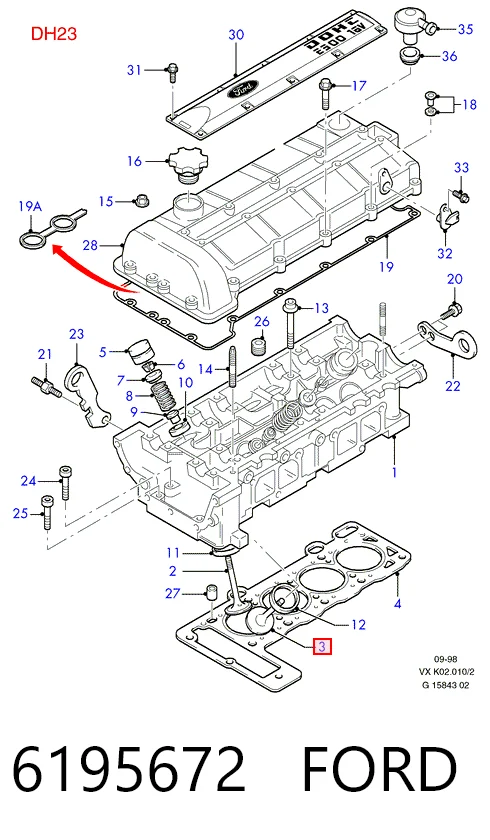 Выпускной клапан двигателя Freccia 4443BMCR цена, от 8.64 USD