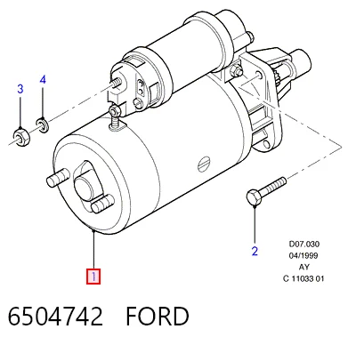 Стартер автомобиля на Ford Sierra I GBC
