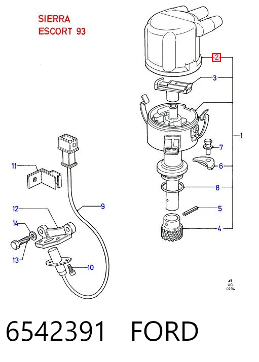 Трамблёр Renault (RVI) 7701030505