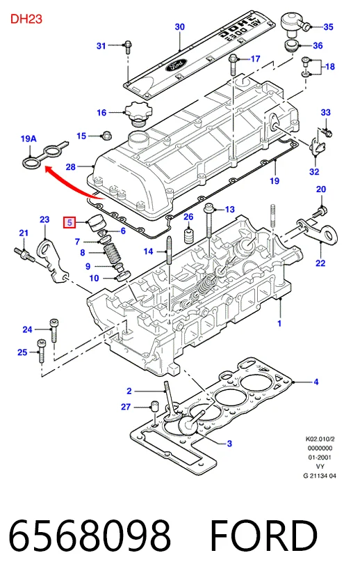 Гидрокомпенсатор на Ford Transit IV E