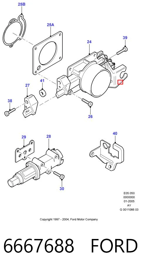 Насос топливный высокого давления (ТНВД) Ford Escort 6 GAL