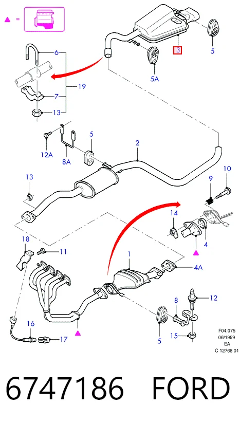 Глушитель задний 8130 Polmostrow