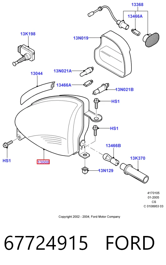 11A362012B TYC Фара
