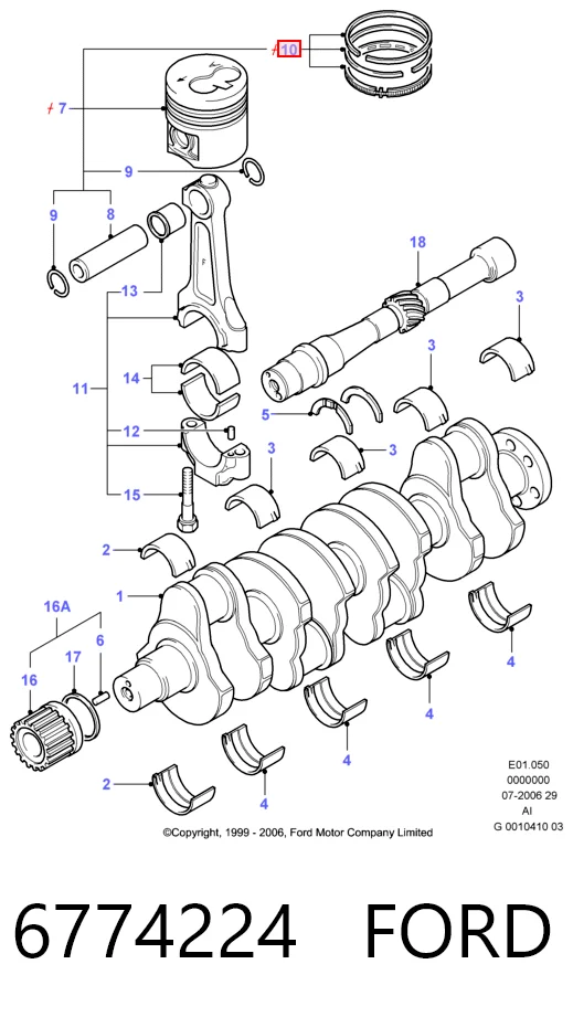 Поршневые кольца, стандартные SM 792132004 цена, от 102.78 USD