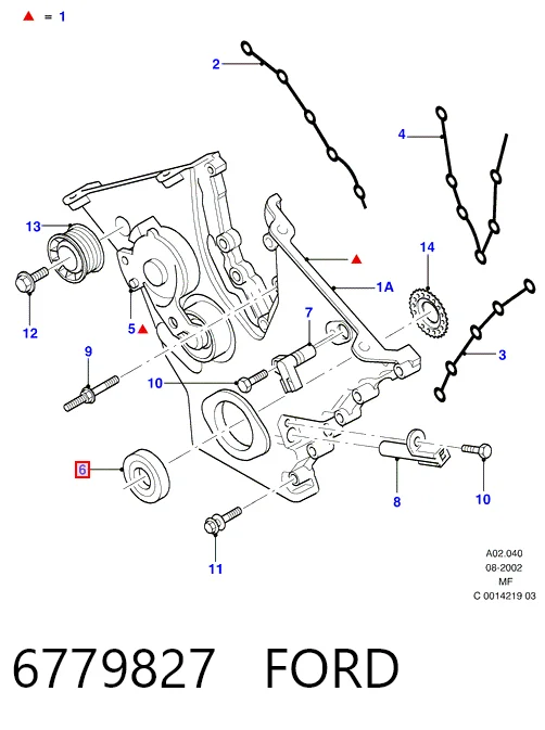  Сальник коленвала Ford Maverick 2
