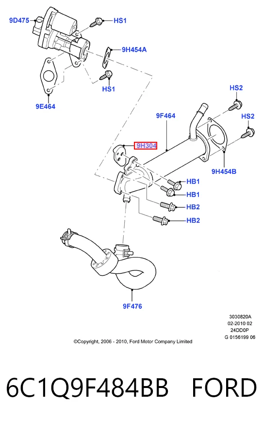 6C1Q9F484BB Ford