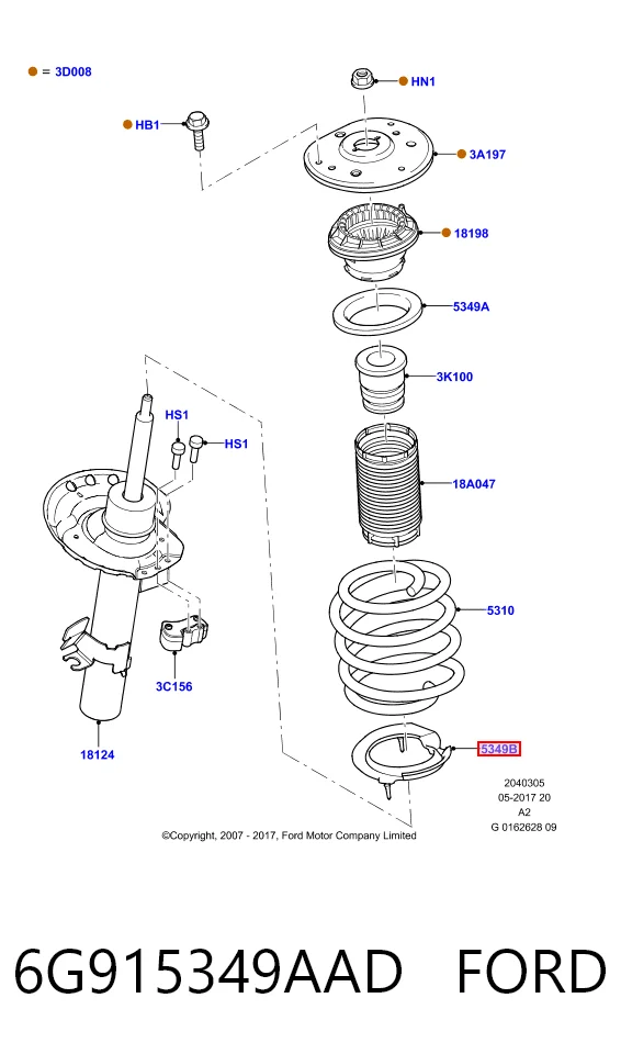 Проставка передней нижней пружины 72437211 Pro-parts