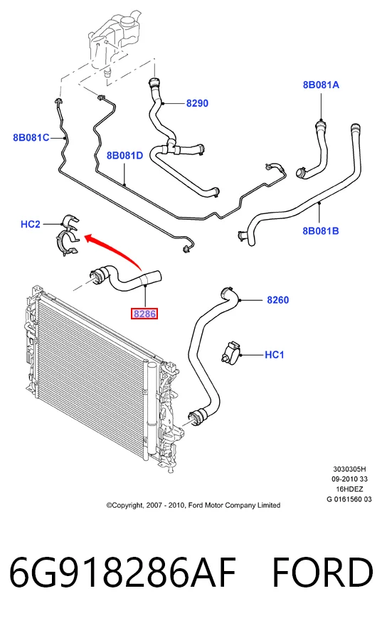6G918286AF Ford