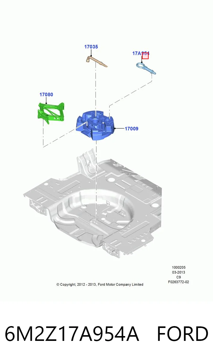 6M2Z17A954A Ford 