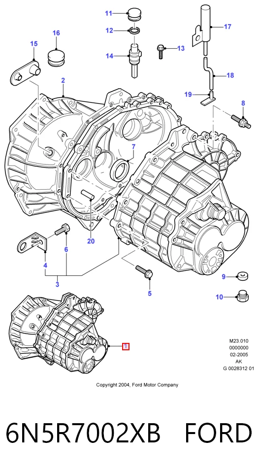 КПП в сборе на Ford Mondeo III B4Y