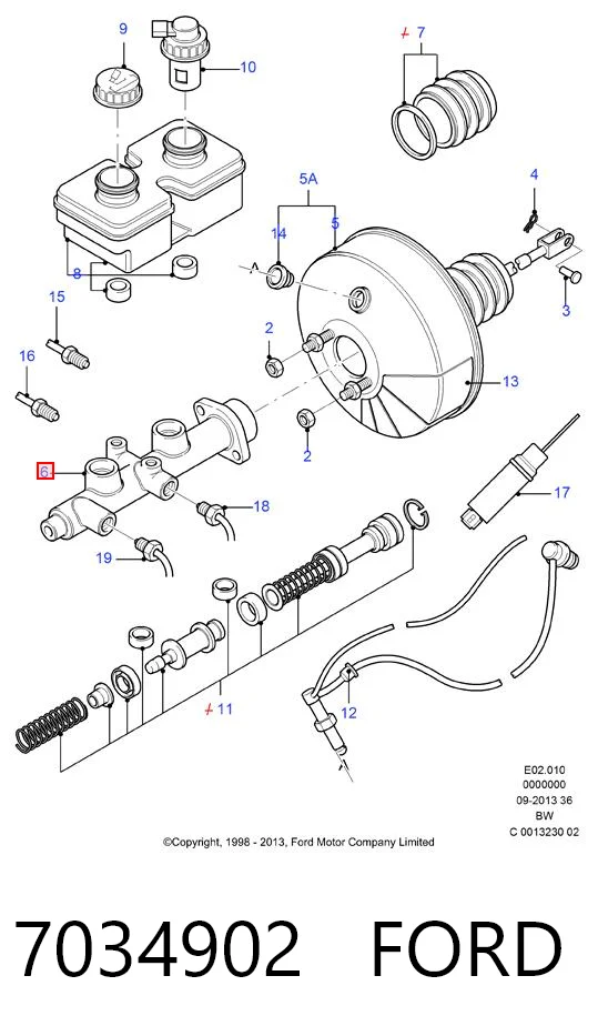Купить LM23906 Polcar Главный тормозной цилиндр