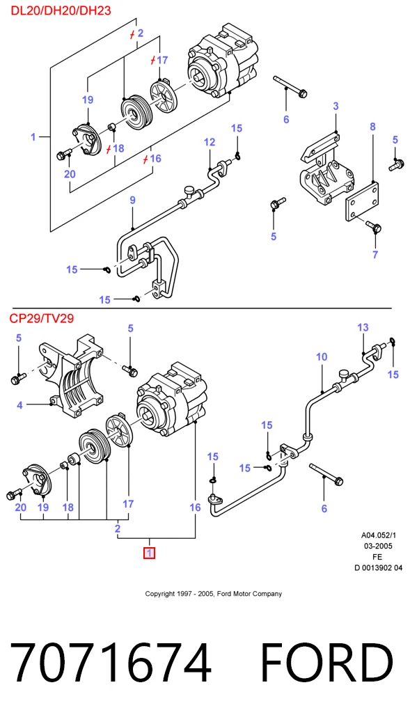 Компрессор кондиционера Ford Scorpio 1 GAE, GGE