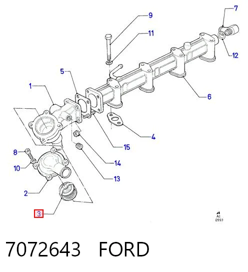 Термостат 91153670 General Motors