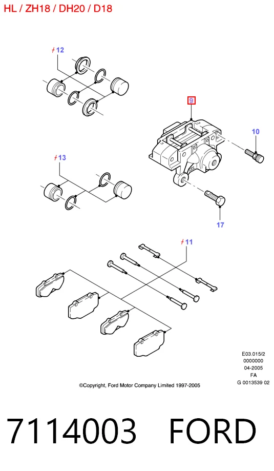 Задний левый суппорт KIA Shuma I хэтчбек (FB) (1998 - 2001) цена, от 14.60 USD