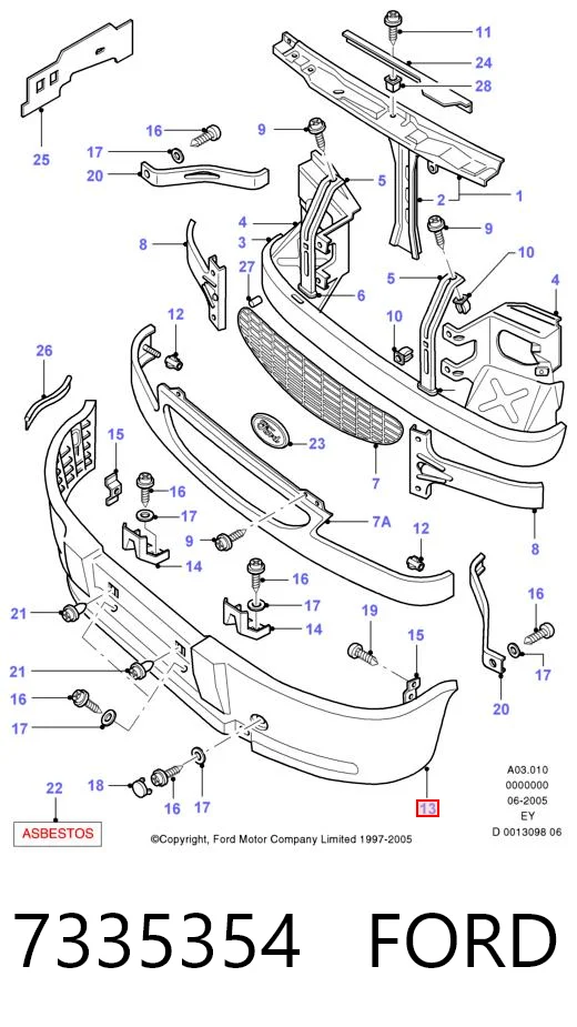 Бампер на авто Starline KH2515902 цена, от 36.60 USD