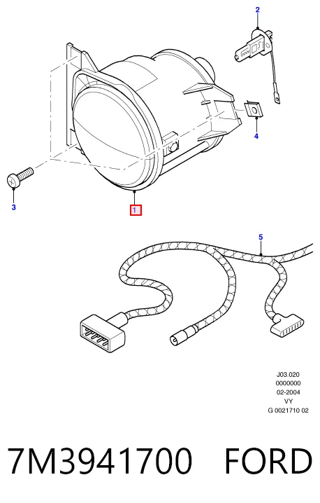 Правая противотуманная фара Depo/Loro/Abakus FP9590H2E