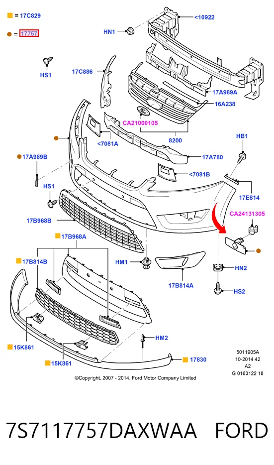Купить 3219072 Polcar Буфер (бампер) передний