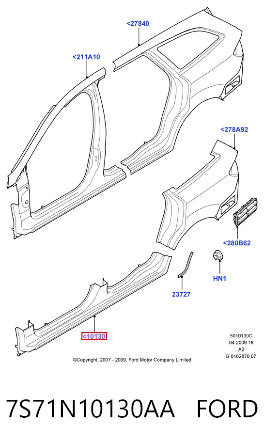 7S71N10130AA Ford