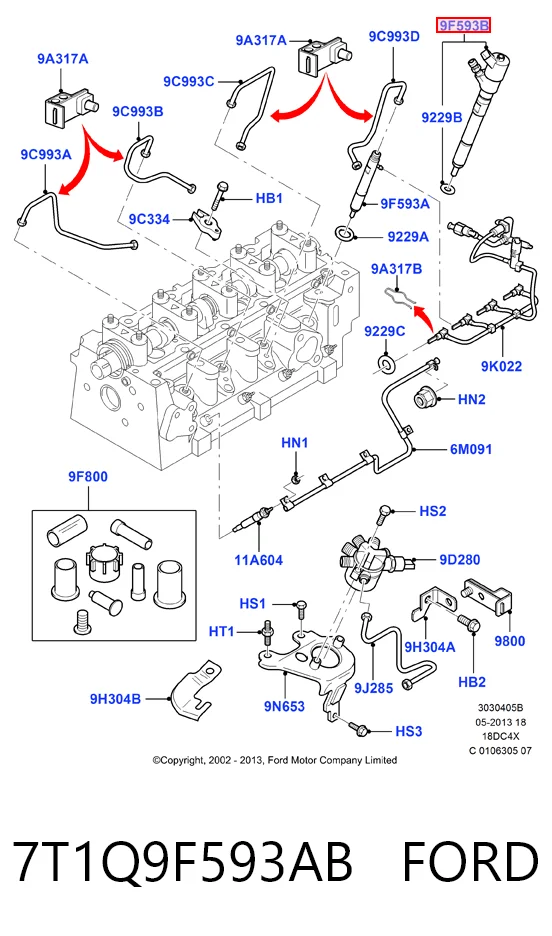 Топливные форсунки 5WS40250 Continental/Siemens