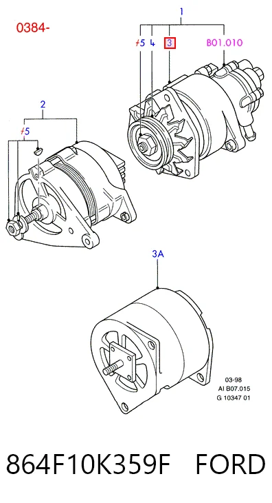 Автомобильный генератор Hmpx HMP894F10300AA цена, от 149.66 USD
