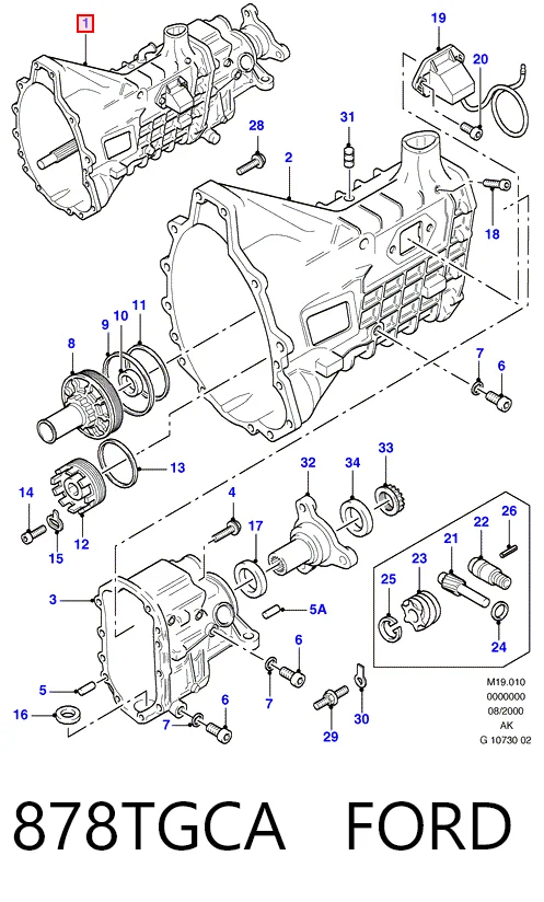 Коробка переключения передач Ford Sierra II хэтчбек (GBC,GBG) (1987 - 1993) цена, от 82.35 USD