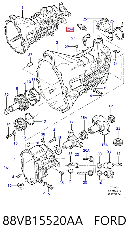 Датчик заднего хода 1559015S Formpart/Otoform