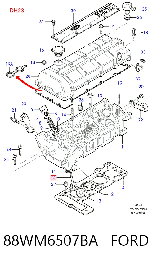 Клапан впускной Freccia 4442SCR цена, от 7.15 USD