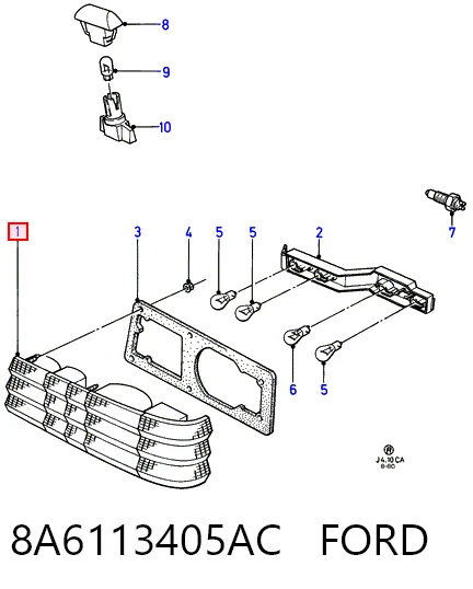 Задняя левая фара FPS 2810F1P цена, от 35.62 USD