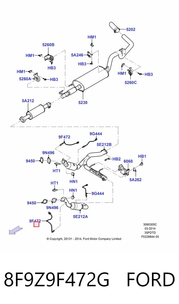 8F9Z9F472G Ford 