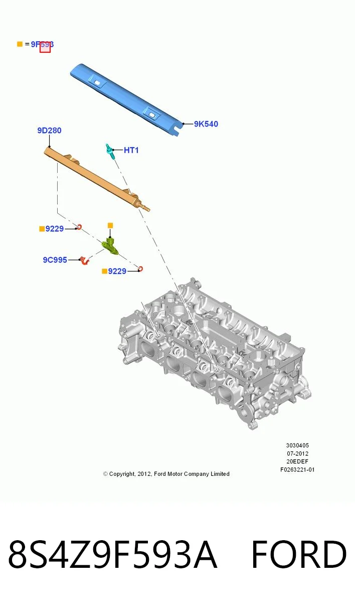 Купить 348291 VALEO Клапанная форсунка