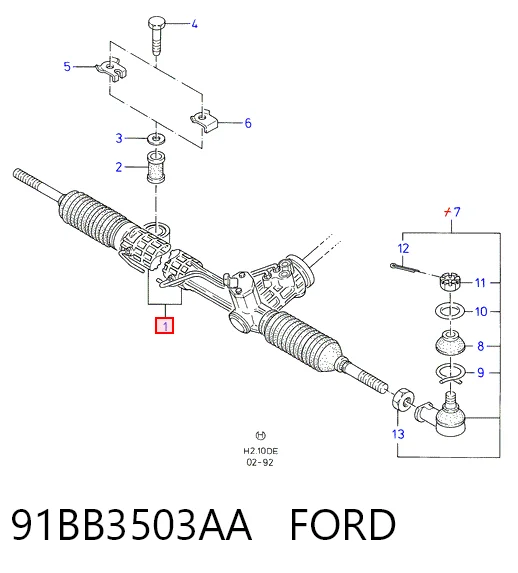 Рулевая рейка 7831974114 ZF Parts