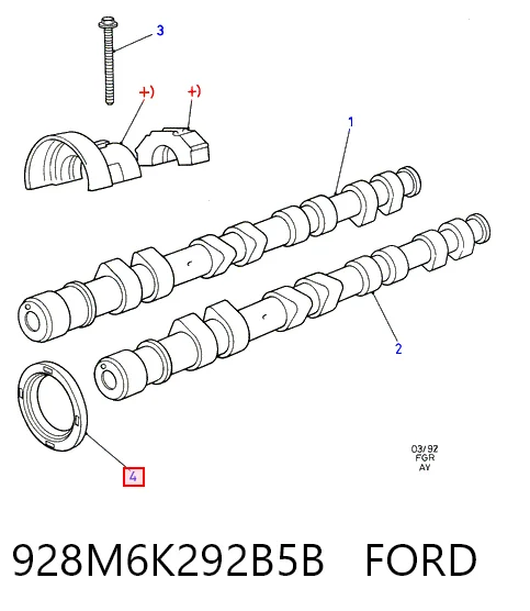  Сальник распредвала Ford Connect 