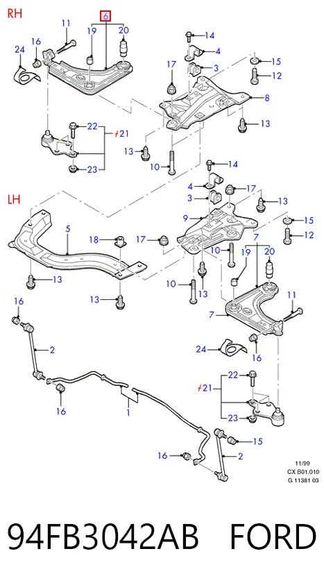 Передний нижний рычаг Polcar 3209383