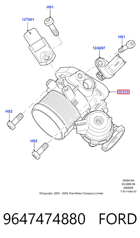 Заслонка воздушная Magneti Marelli 50CDSP3F