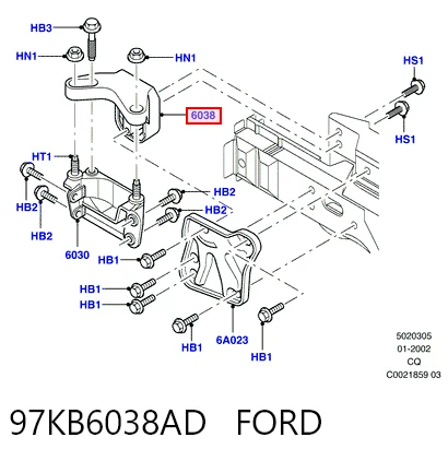 Правая подушка двигателя S2232029 Polcar