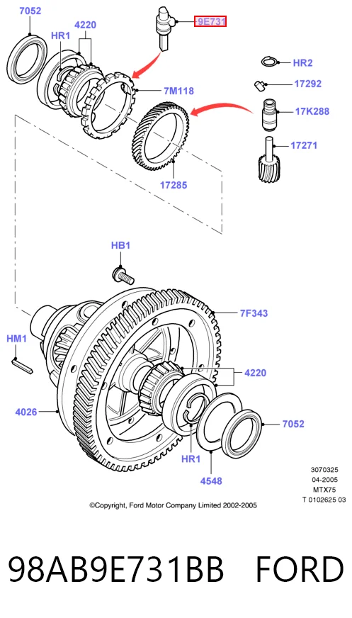 Датчик скорости SAG300 Magneti Marelli