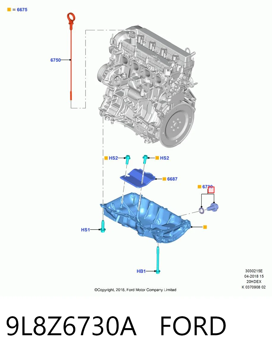 9L8Z6730A Ford 