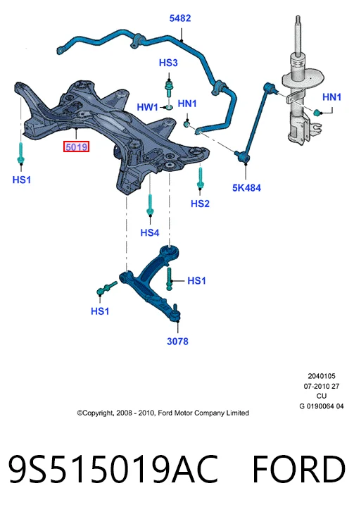 Передняя балка Fiat 500 хэтчбек (312) (2007 - 2026) цена, от 222.45 USD