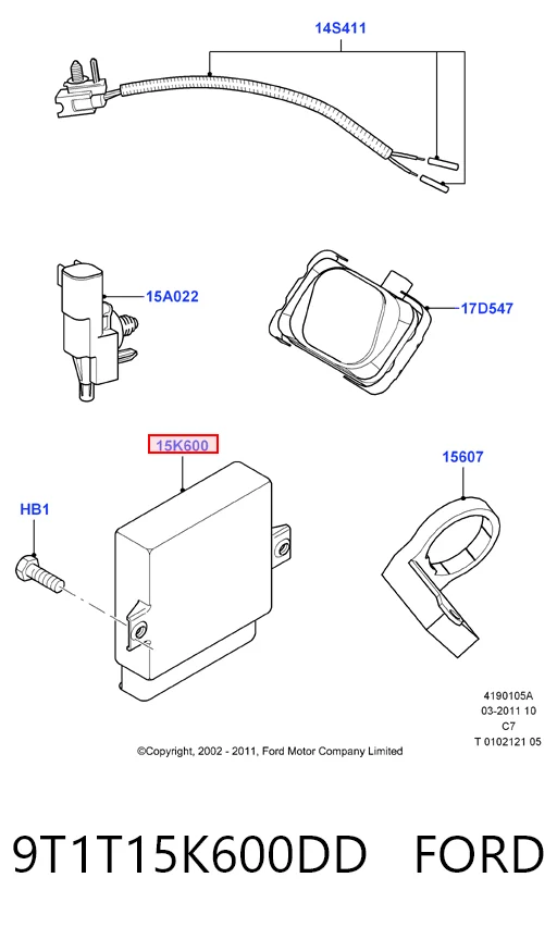  Блок комфорта Ford Connect 