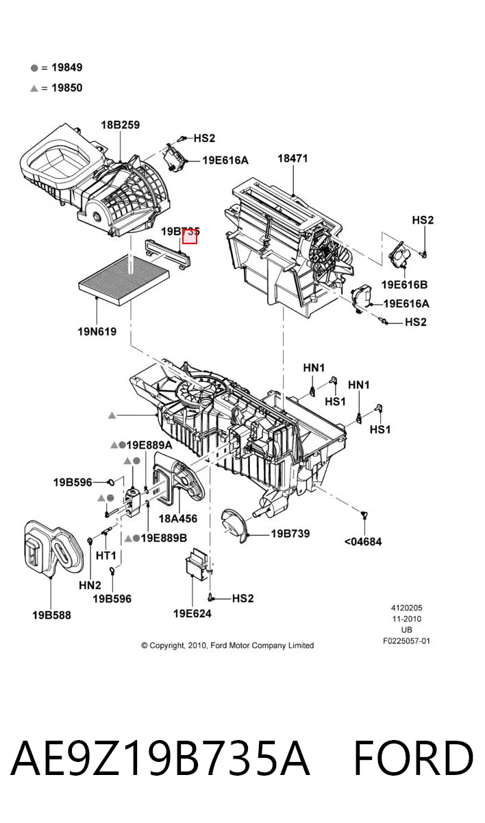 AE9Z19B735A Ford 